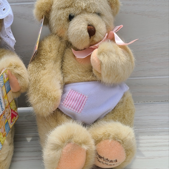 Lot of 2 Cherished Teddies Cuddle And Bobbie Plush Dakin with tags 1994 - Picture 4 of 9